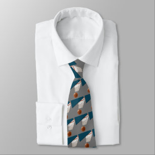 Corbata Con tema de baloncesto