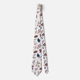 Corbata con tema de otoño