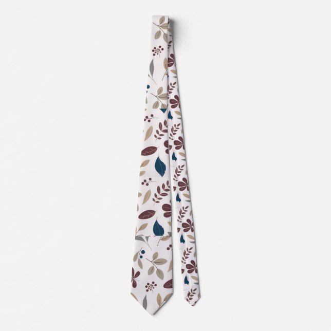 Corbata con tema de otoño (Anverso)