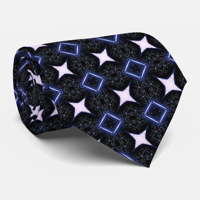 Corbata con Xs y Os (Enrollado)