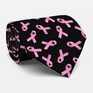 Corbata Conciencia sobre el cáncer de mama Patrón de cinta