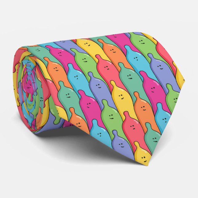 Corbata Condones felices del OPUS (Enrollado)