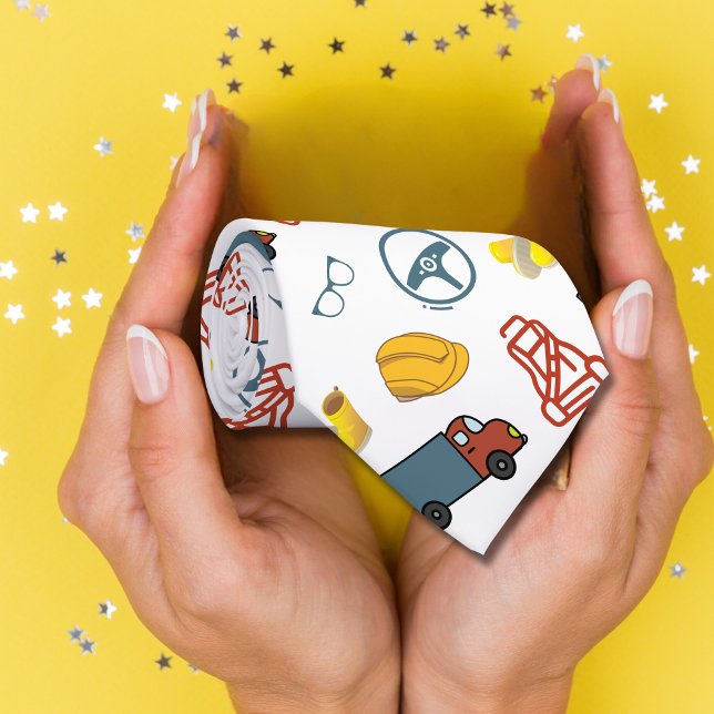 Corbata Conductor de camiones Profession Dad Tie (Subido por el creador)