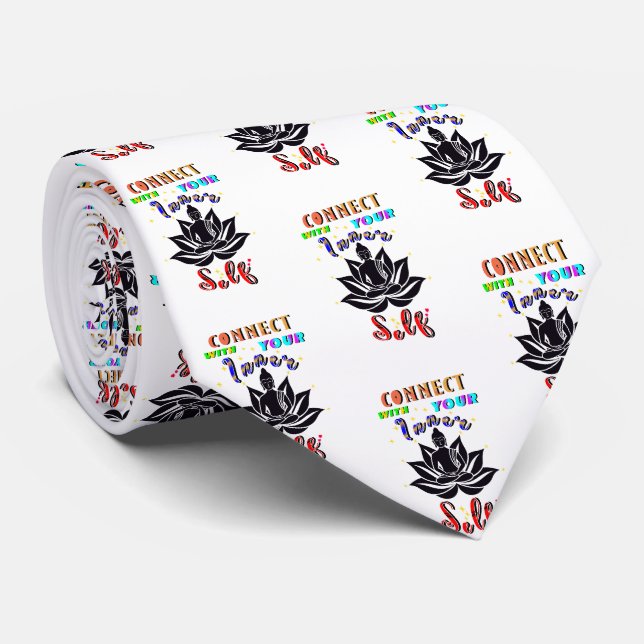 Corbata Conéctate con tu propio interno (Enrollado)