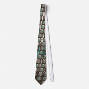 Corbata conejo blanco con el reloj