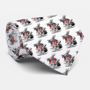 Corbata Conejo Blanco Trompetista Alice Adv en Wonderland