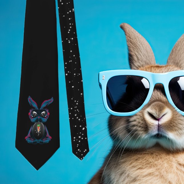 Corbata Conejo de ojos estelares en meditación de la manch (Subido por el creador)