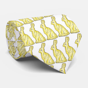 Corbata Conejo de pascua de chocolate blanco conejo de pas