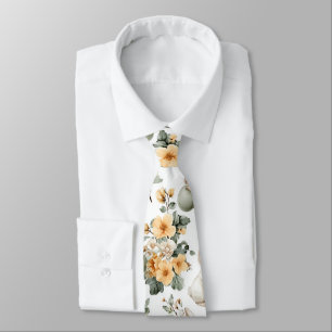 Corbata Conejo de Pascua Floral Vintage (4)