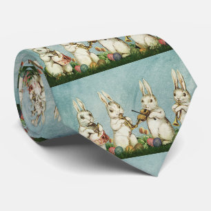 Corbata Conejo y huevo de Pascua vintage