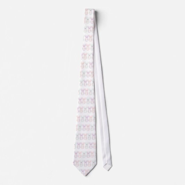 Corbata Conejos de Pascua (Anverso)