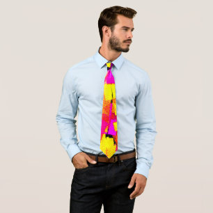 Corbata Confetti de arte pop
