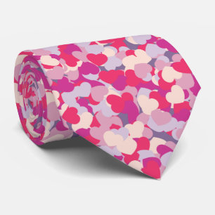 Corbata Confetti multicolor de corazón
