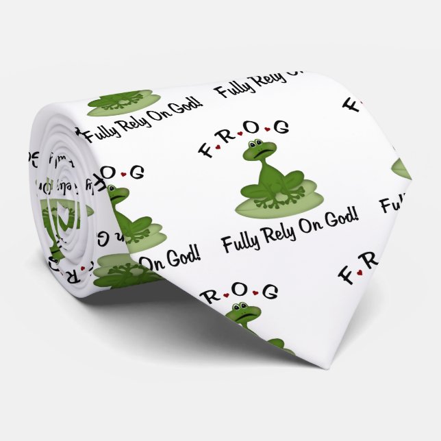 Corbata Confiar plenamente en Dios (Enrollado)