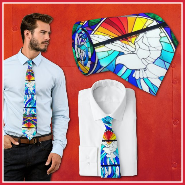 Corbata Confirmation Holy Ghost | Spirit Stained Glass (Subido por el creador)