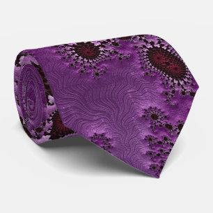 Corbata Conjunto de mandelbrot completo Magenta de esfera