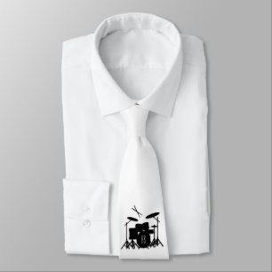 Corbata Conjunto de tambores con monograma