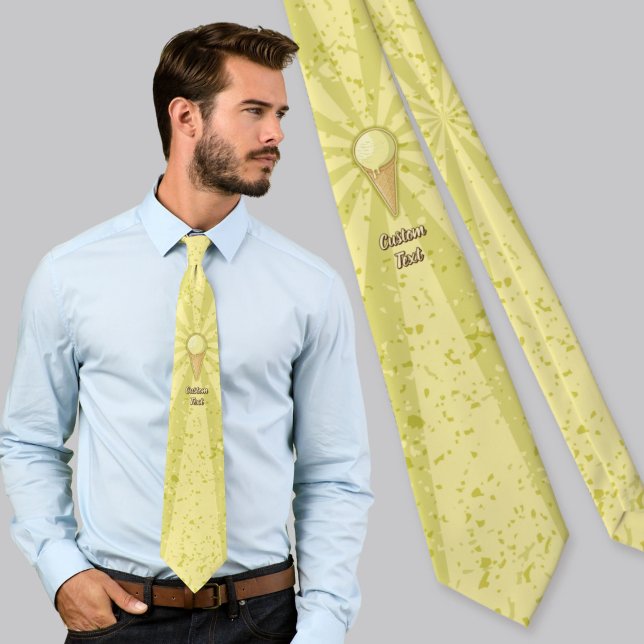 Corbata Cono de helado de una bola (Subido por el creador)