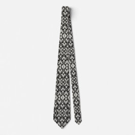 Corbata Contraste blanco y negro