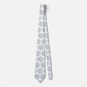 Corbata Copingos de Navidad Azules, Patrón de Tormenta Inv