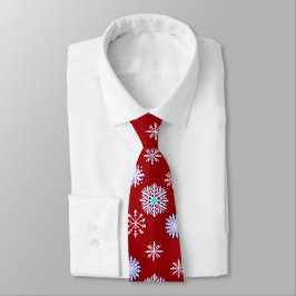 Corbata Copo de Nieve Antiguo sobre Rojo