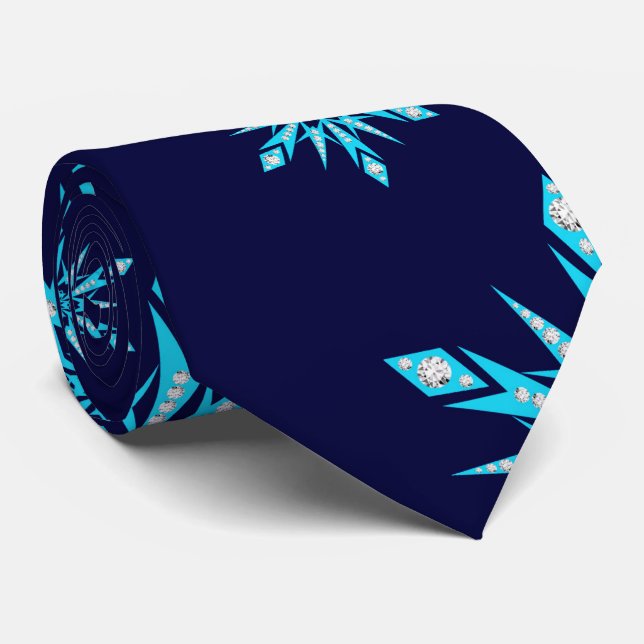 Corbata Copos de nieve (Enrollado)