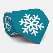 Copos de nieve minimalistas en azul turquesa y bla