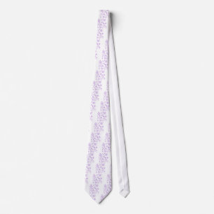 Corbata copos de nieve púrpura