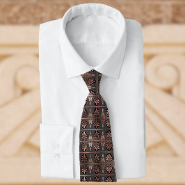 Corbata Copper and Black Art Deco Look Elegant