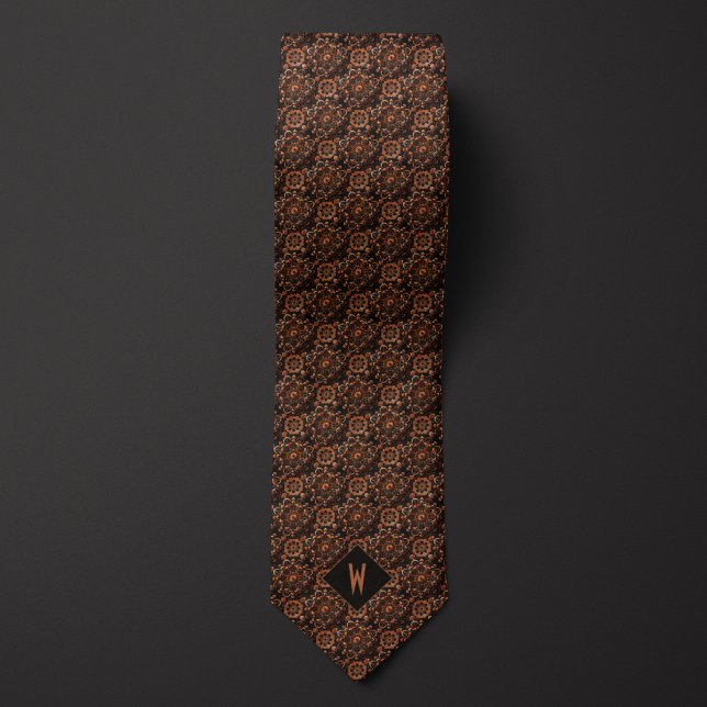 Corbata Copper Mandala Groomsman (Subido por el creador)