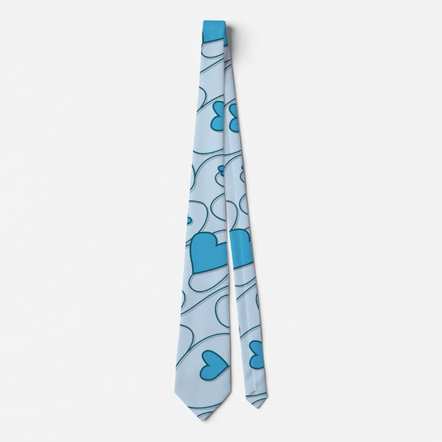 Corbata Corazón azul (Anverso)
