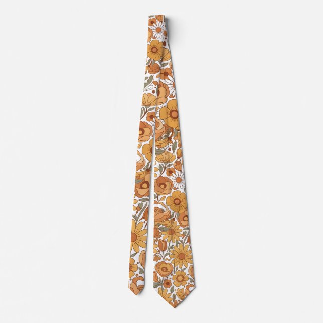 Corbata Corazón de girasol (Reverso)