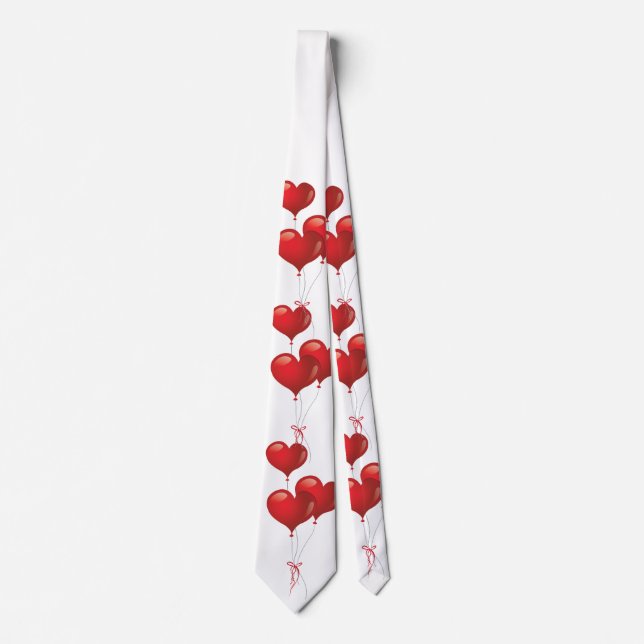 Corbata Corazón de globos (Anverso)
