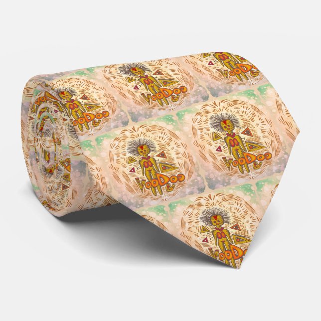 Corbata Corazón de Vudú  (Enrollado)