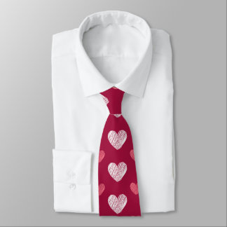 Corbata Corazón diseño Necktie masculino