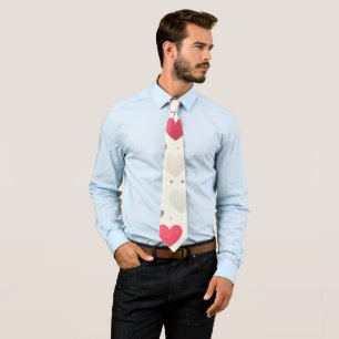 Corbata Corazón El día de San Valentín colorido