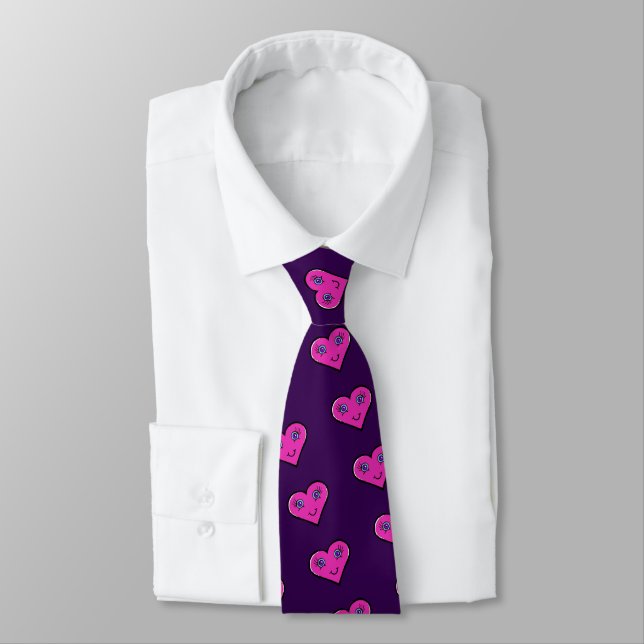 Corbata Corazón feliz= (Atado)