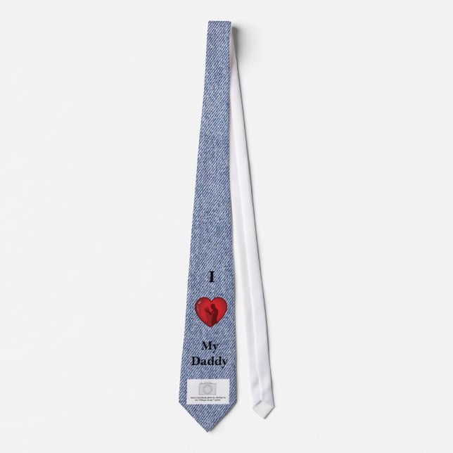 Corbata "Corazón" Mi papá (Anverso)