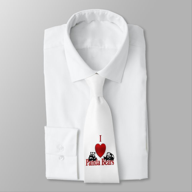 Corbata Corazón Panda Bears (Atado)