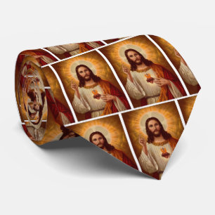 Corbata Corazón sagrado de Jesús Tie