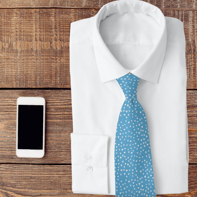 Corbata Corazones azules (Subido por el creador)