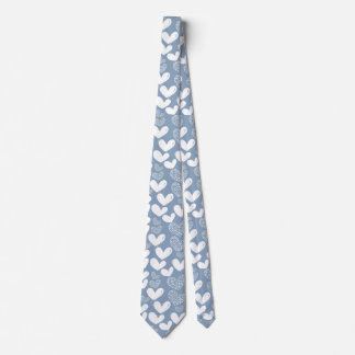 Corbata Corazones de amor azules