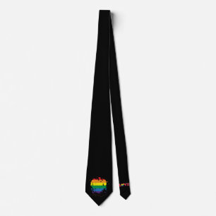 Corbata Corazones de amor del Orgullo Gay