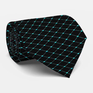 Corbata corazones verdes sobre el negro