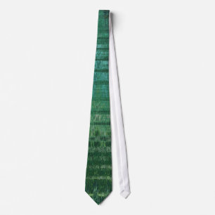 Corbata Corbata, Grunge Abstracto Verde Teal Verde Oscuro