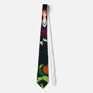Corbata Corbata, Mujer Retro Vintage, ¡Personaliza el Dise