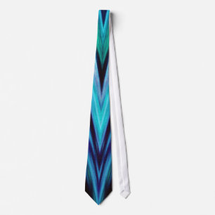 Corbata Corbata, plantilla abstracta de zigzag azul en for