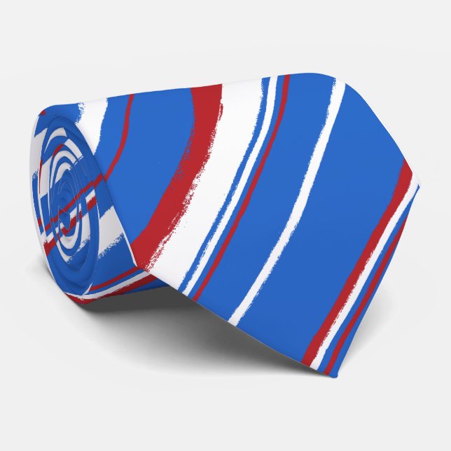 Corbata Corbatas rayadas Painterly (Enrollado)