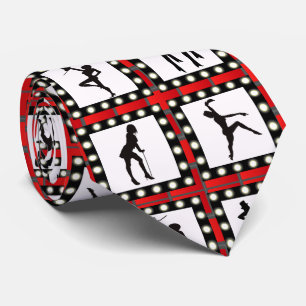 Corbata Coristas del cabaret de la danza que bailan la