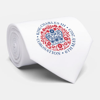 Corbata Coronación conmemorativa del Rey Británico III Car